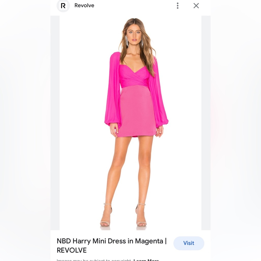 NBD Harry Mini Dress Hot Pink!
